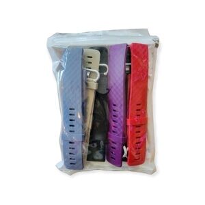 Nofeda wrist bands Men women LARGE fit bit replaceable 6 pack new work out